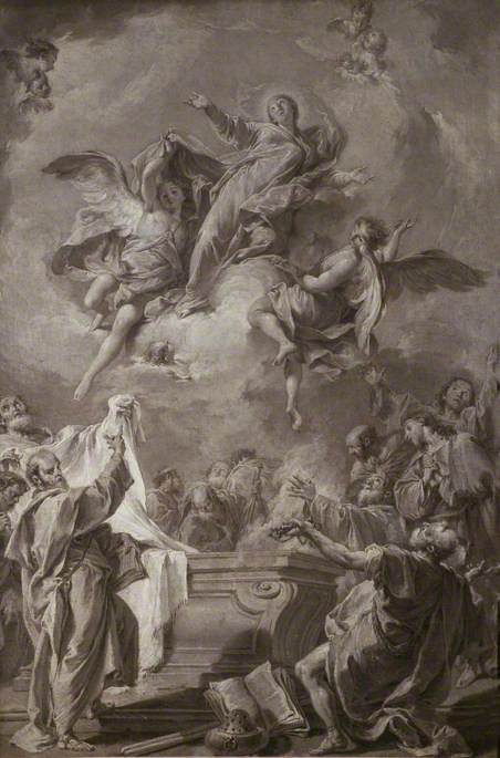 Neitsyt Marian taivaaseenastuminen - Giovanni Battista Pittoni