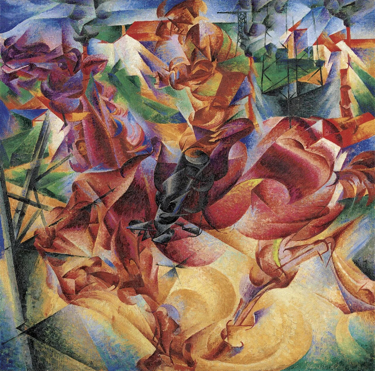 Élasticité - Umberto Boccioni
