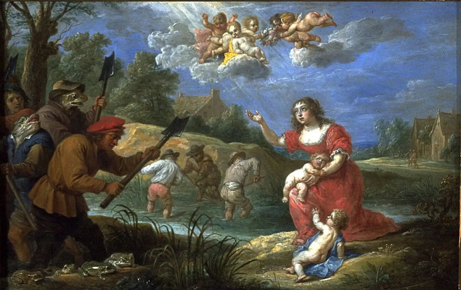 Latone ja sammakot - David Teniers nuorempi