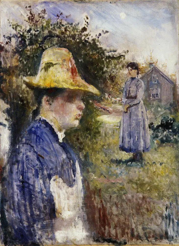 Laura ja Inger kesäauringossa - Edvard Munch