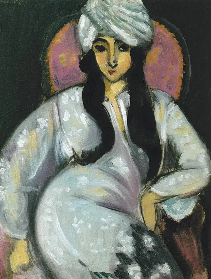 Laurette valkoisessa turbaanissa - Henri Matisse