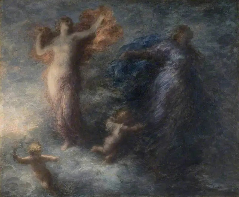 Aurore ja yö - Henri Fantin-Latour