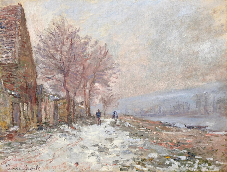 Lavacourt, talvi - Claude Monet
