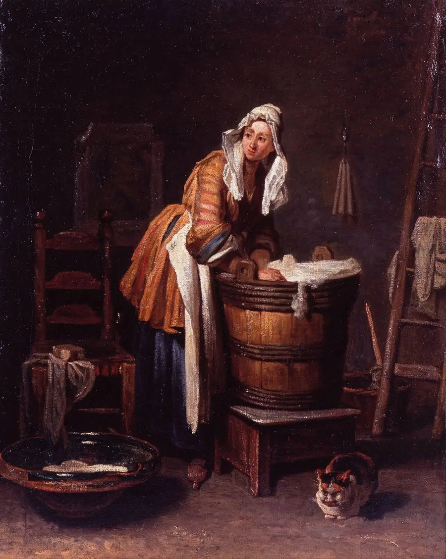 Pyykinpesukone - Jean Siméon Chardin