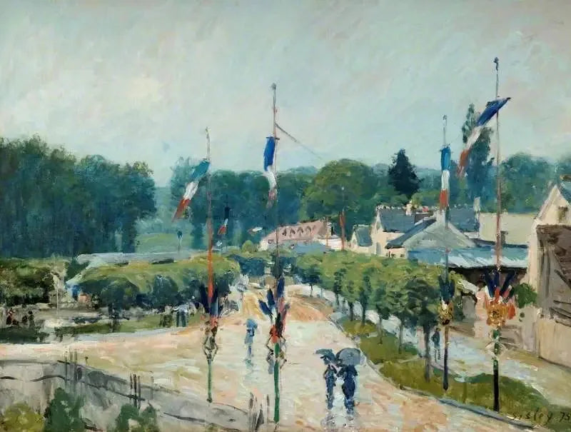 14. heinäkuuta Marlyssä - Alfred Sisley