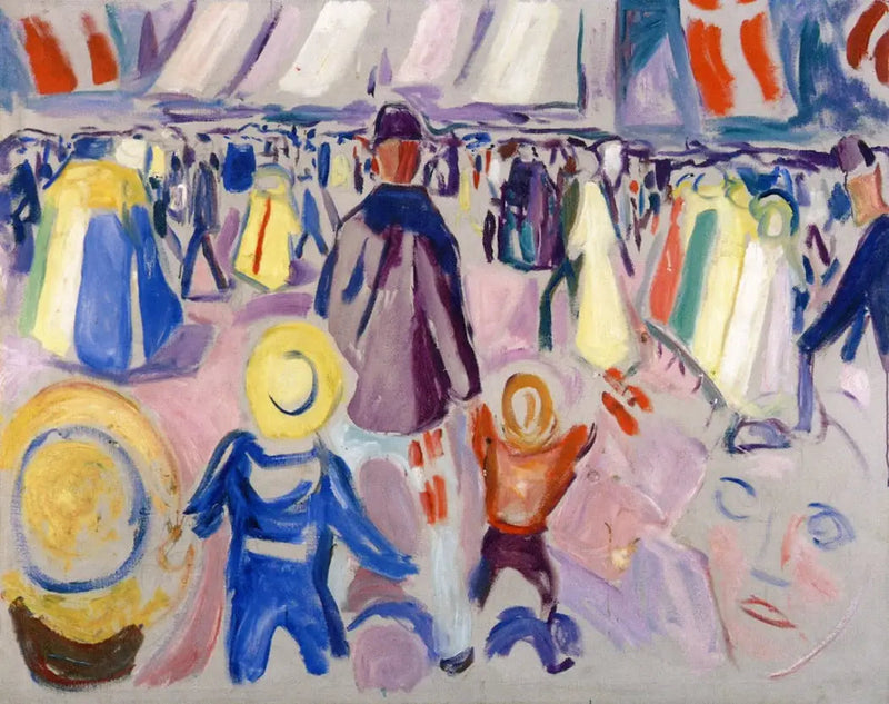 17. toukokuuta norjalaisessa pikkukaupungissa - Edvard Munch