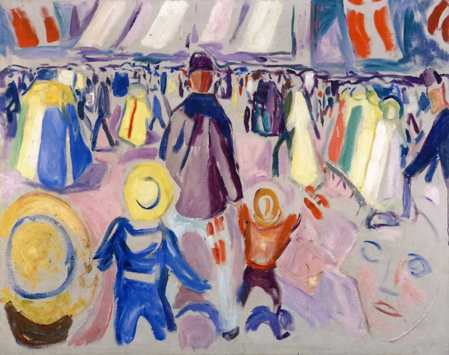 17. toukokuuta norjalaisessa pikkukaupungissa - Edvard Munch