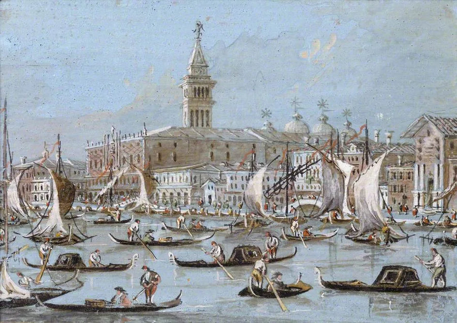 Le Bacino, Venetsia - Francesco Guardi