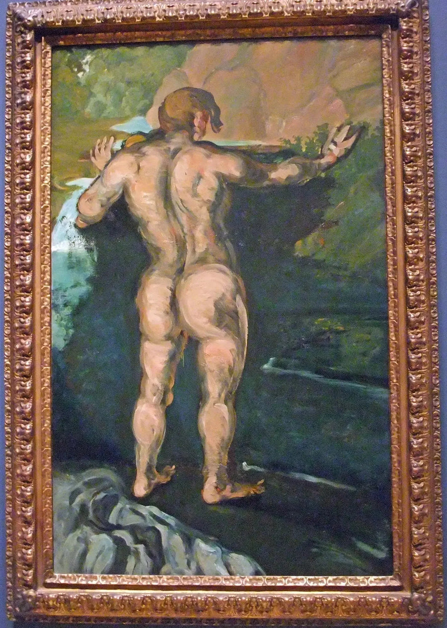 Kallion luona kylpijä - Paul Cézanne