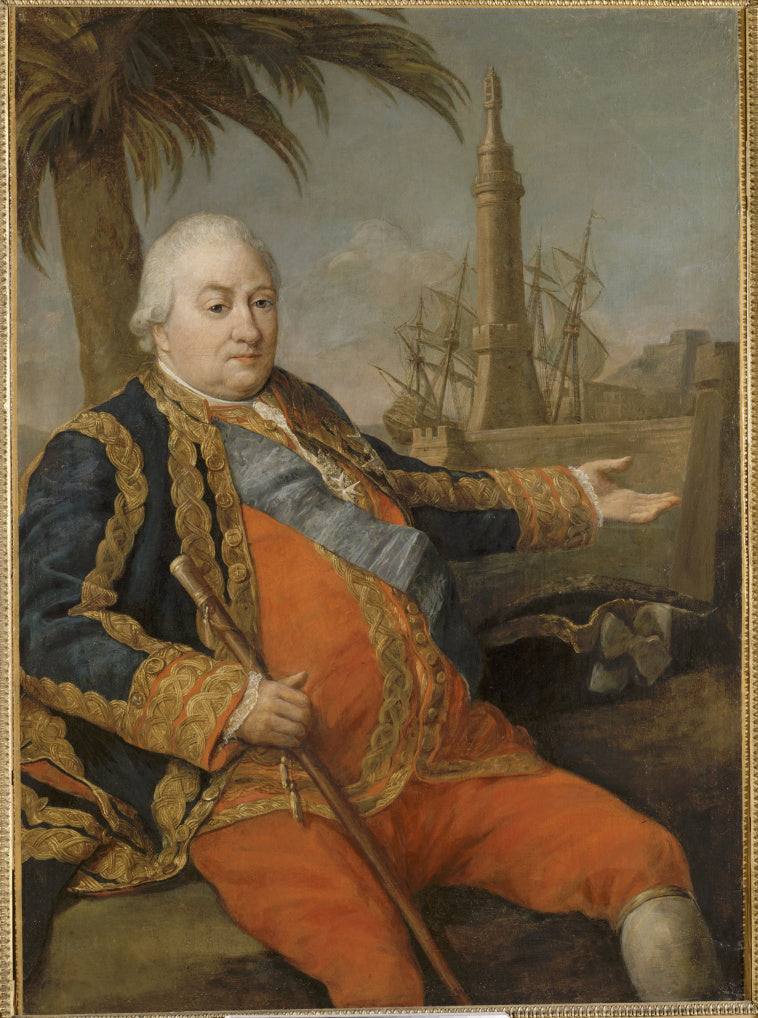 Le Bailli de Suffren, amiraali Ranskasta (1726-1788) - Pompeo Batoni