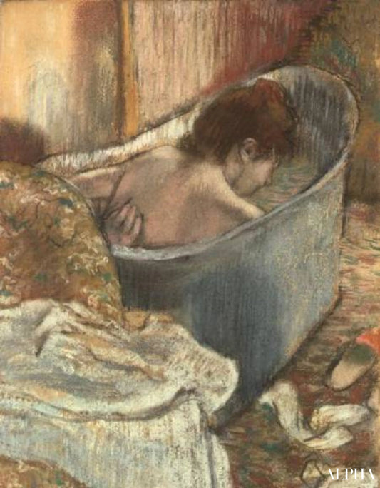 Le Bain - Edgar Degas - Reproductions de tableaux et peintures haut de gamme