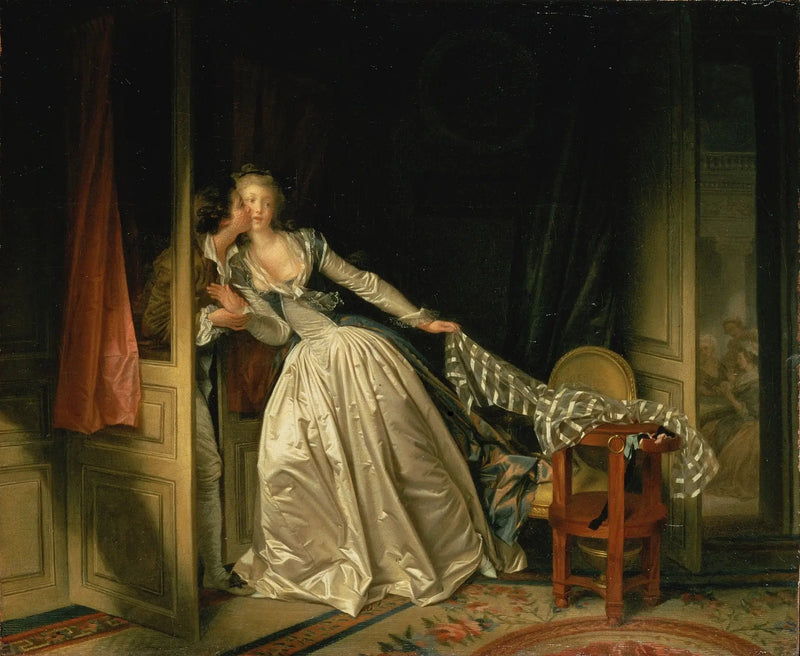 Salainen suukko - Jean-Honoré Fragonard