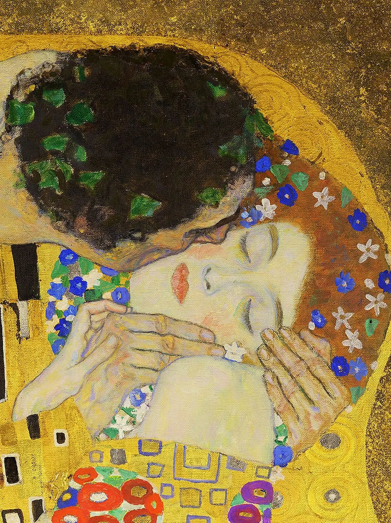 💋 Suudelma (Yksityiskohta IV) – Gustav Klimt (1907-1908)