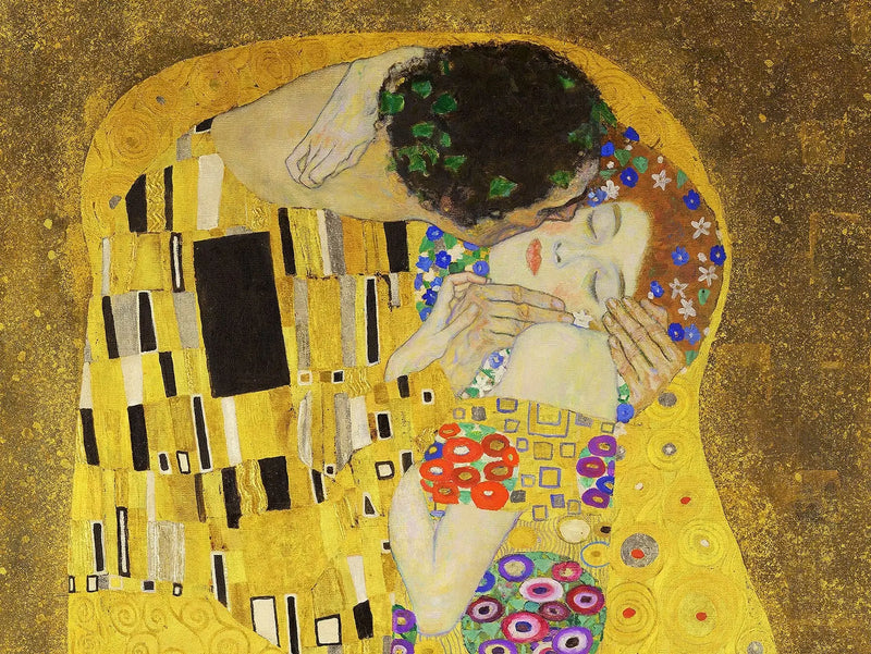 💋 Suudelma – Gustav Klimt (Yksityiskohta) (1907-1908)