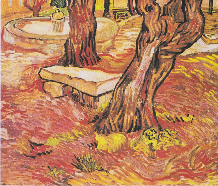 Kivipenkki Saint-Paulin sairaalan puutarhassa - Vincent van Gogh