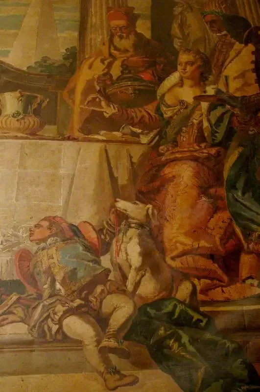 Kleopatran juhla (yksityiskohta) - Giovanni Battista Tiepolo