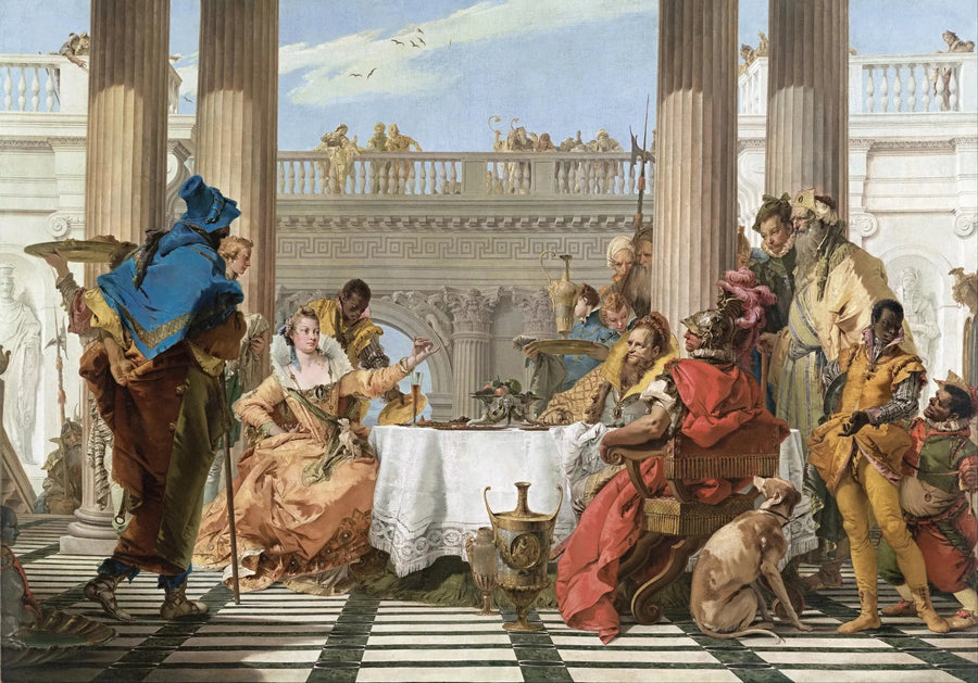 Kleopatran juhla - Giovanni Battista Tiepolo