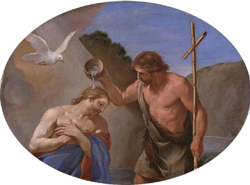 Kristuksen kaste - Andrea Sacchi