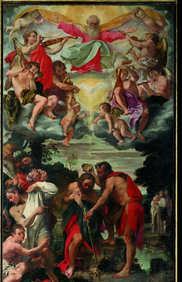 Kristuksen kaste - Annibale Carracci