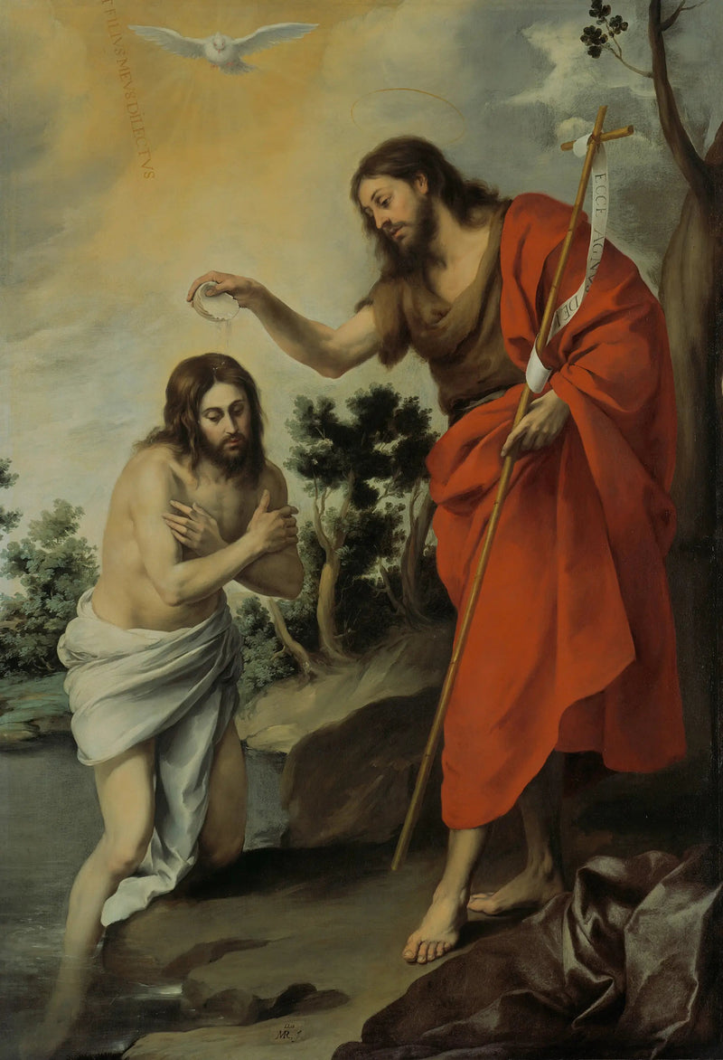 Kristuksen kaste - Bartolomé Esteban Murillo