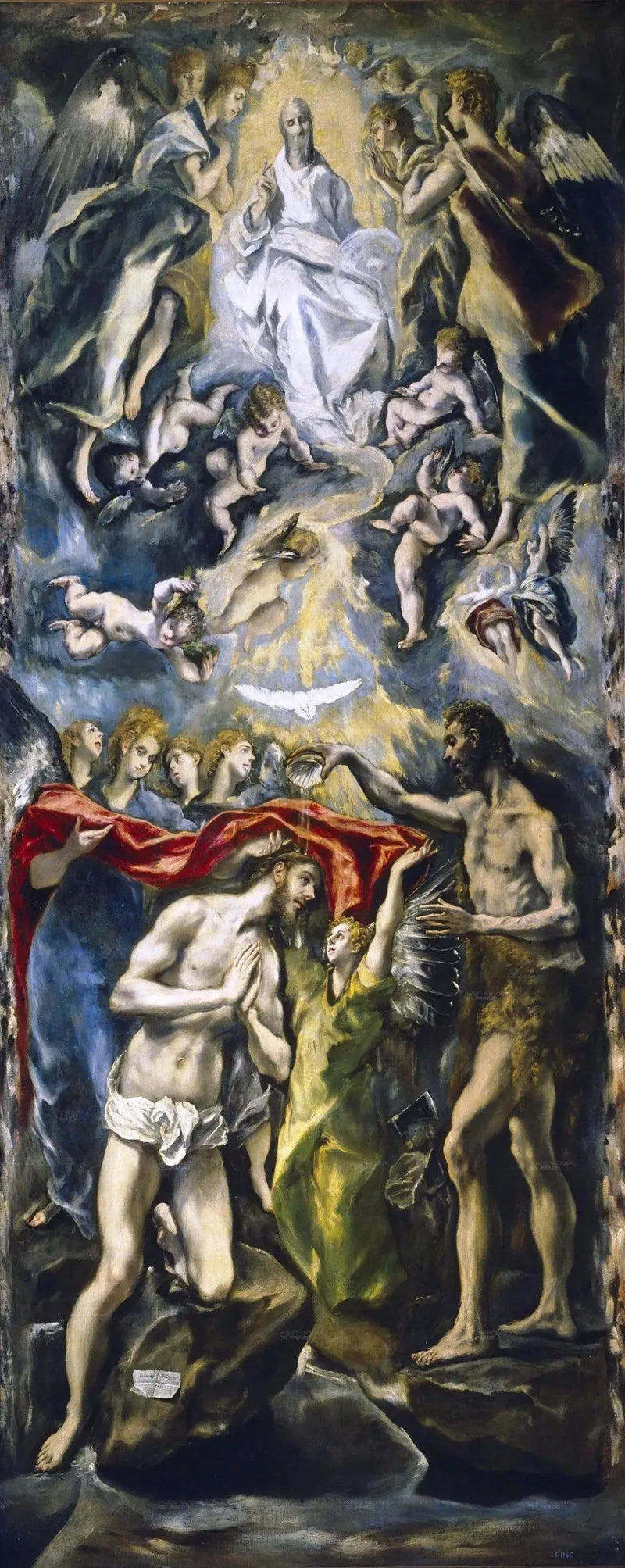 Kristuksen kaste - El Greco