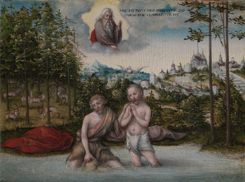 Kristuksen kaste - Lucas Cranach vanhempi
