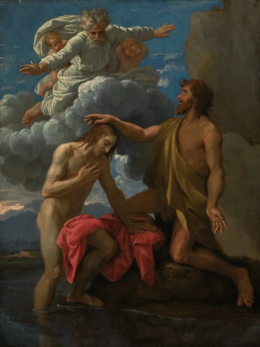 Kristuksen kaste - Nicolas Poussin