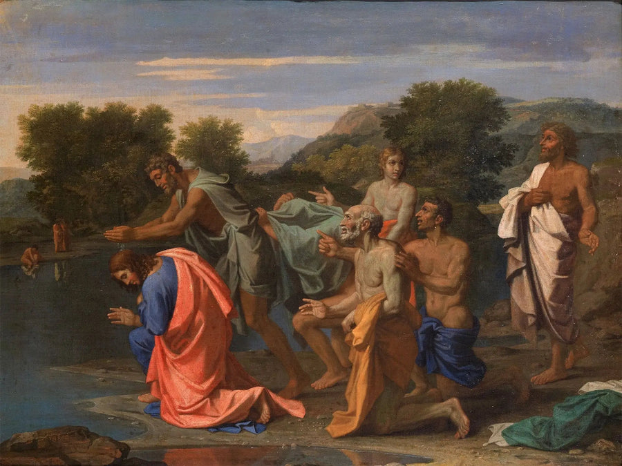 Kristuksen kaste - Nicolas Poussin