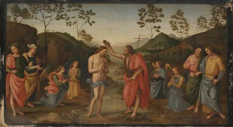Kristuksen kaste - Pietro Perugino