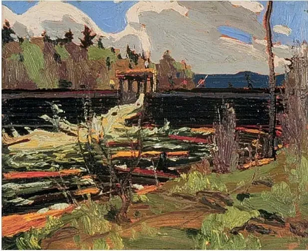 Tea-järven pato - Tom Thomson