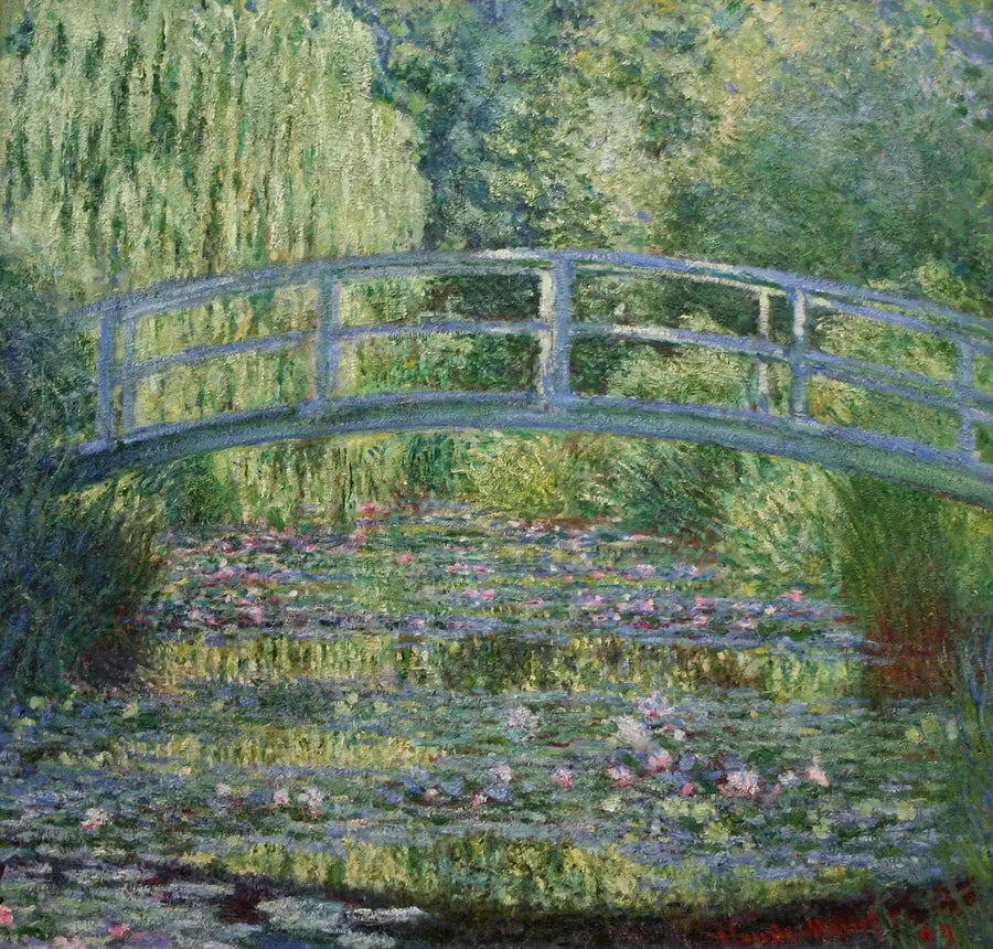 Nymfealammikko, vihreä harmonia - Claude Monet