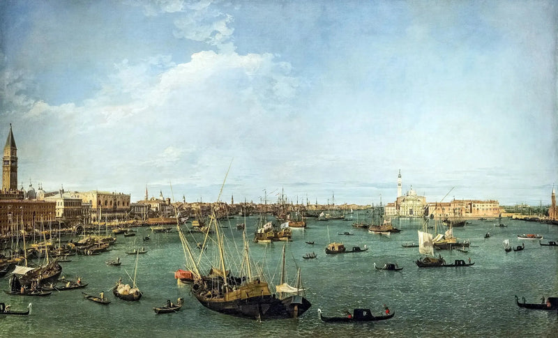 Saint Marc -kanava, Venetsia - Canaletto