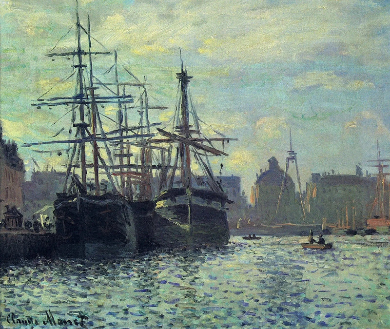 Commerce Basin, Le Havre W294 - Claude Monet