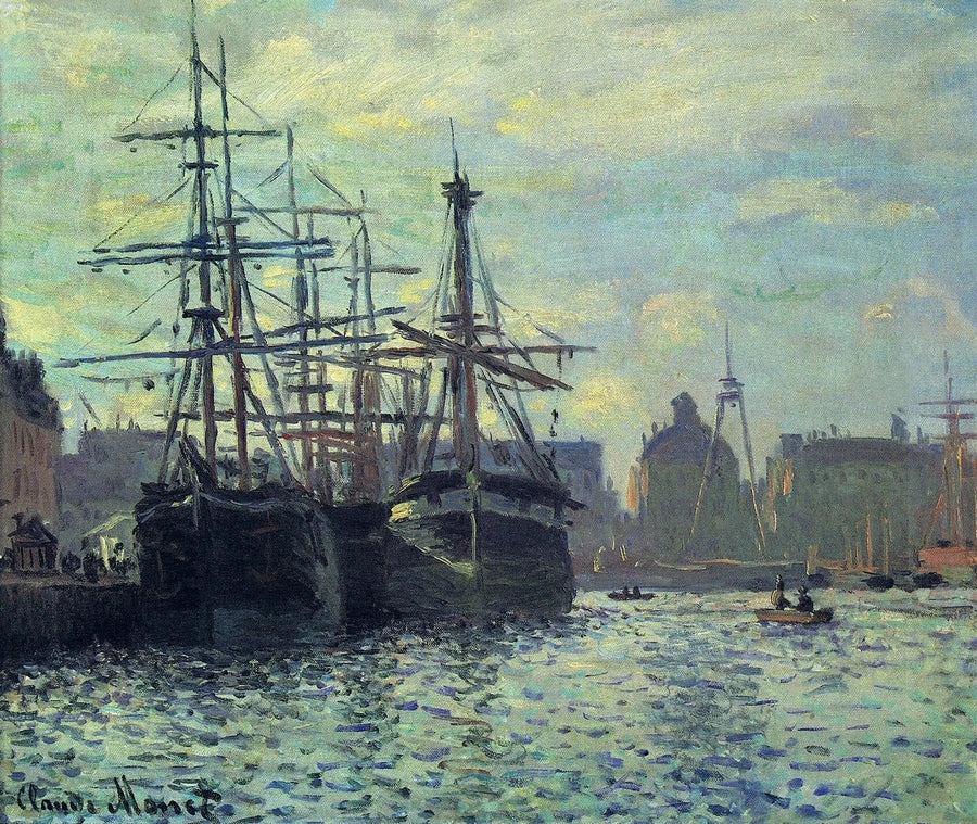Kauppasatama. Le Havre - Claude Monet