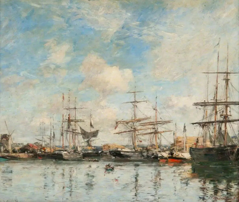 Gravelinesin satama - Eugène Boudin