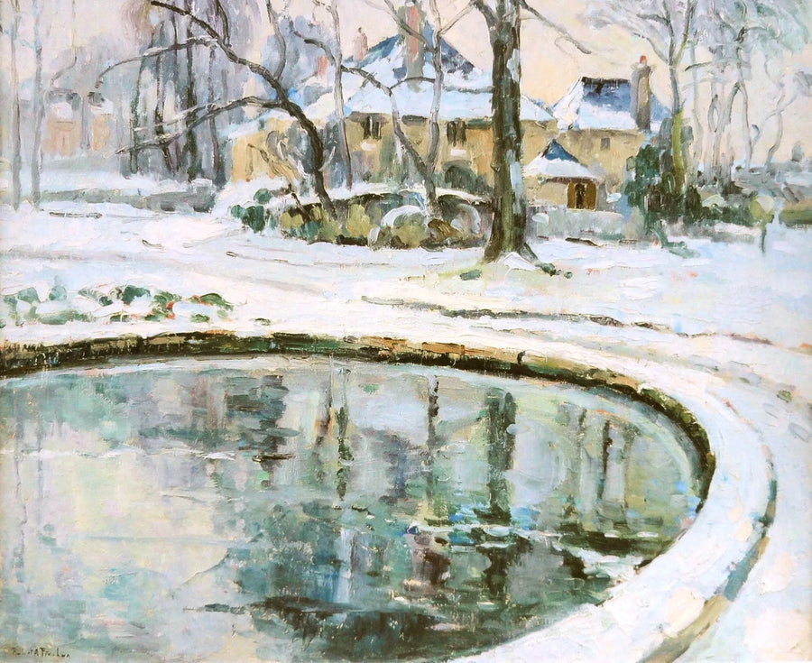 Uima-allas, lumi - Robert Antoine Pinchon
