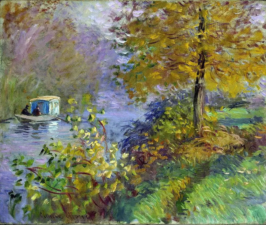 Työvene - Claude Monet