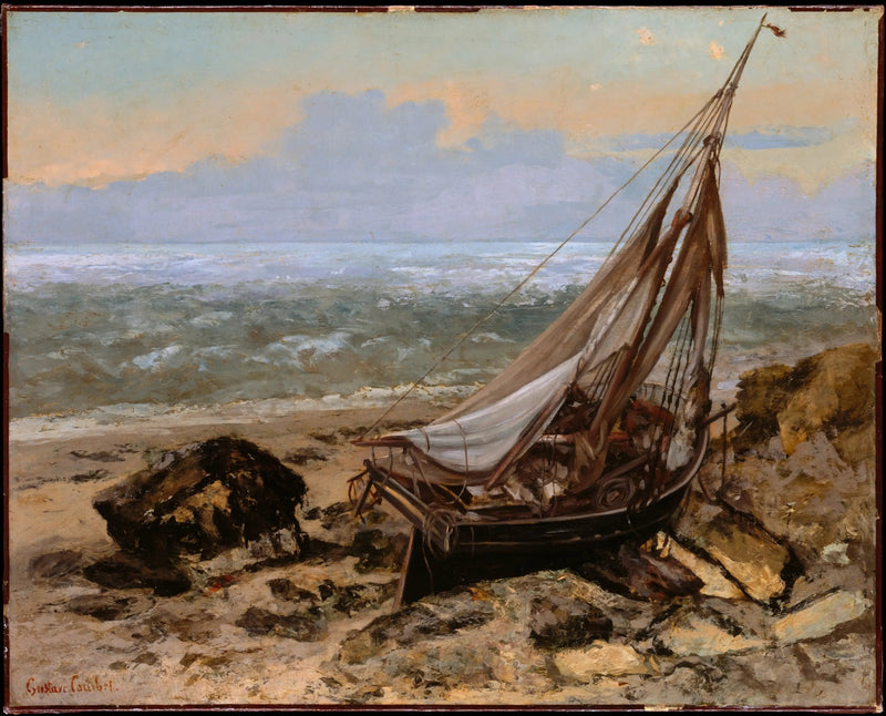Kalastajalaiva - Gustave Courbet