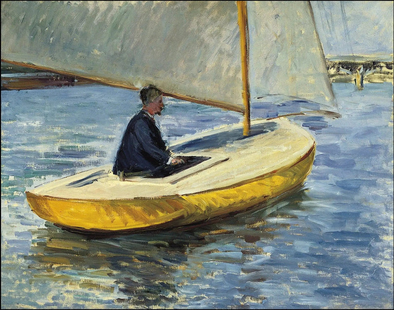 Keltainen vene - Gustave Caillebotte