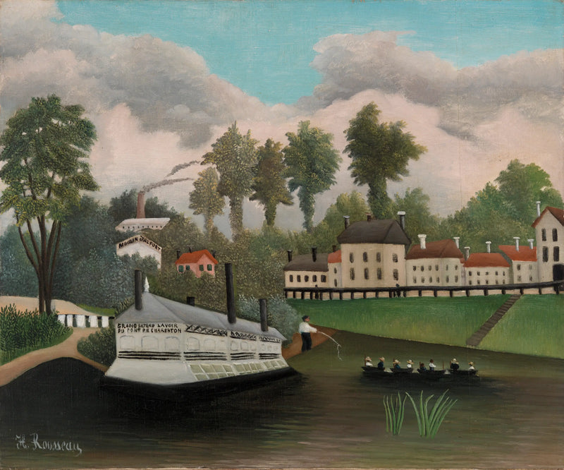 Charentonin sillan laivanrakennus - Henri Rousseau
