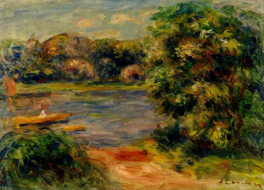 Vene järvellä - Pierre-Auguste Renoir