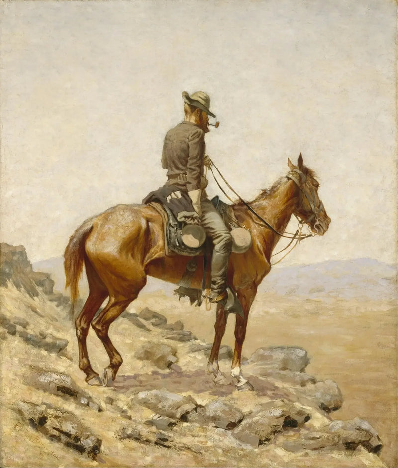 Le belvédère - Frederic Remington