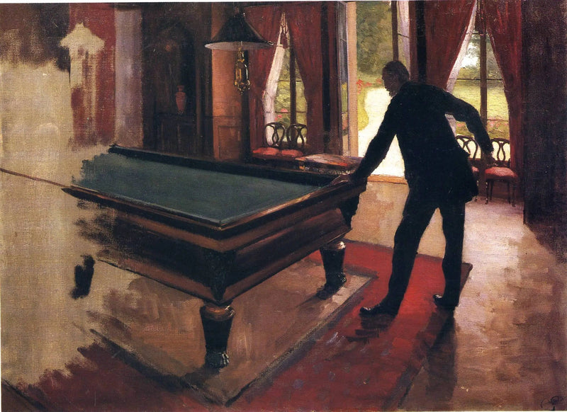 Biljardi - Gustave Caillebotte