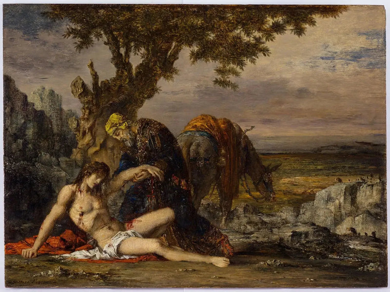 Hyvä Samarialainen - Gustave Moreau