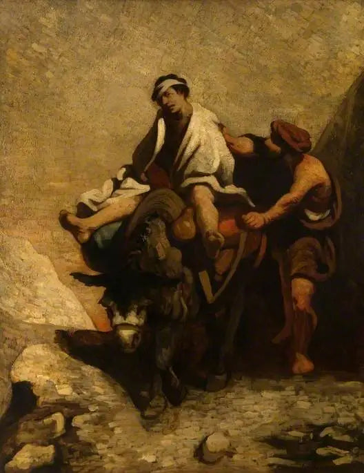 Hyvä Samarialainen - Honoré Daumier