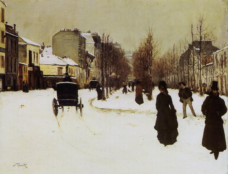 Clichyn bulevardin lumisena aikana - Norbert Gœneutte