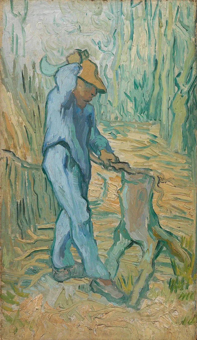 Puuseppä (Millet'n mukaan) - Vincent van Gogh