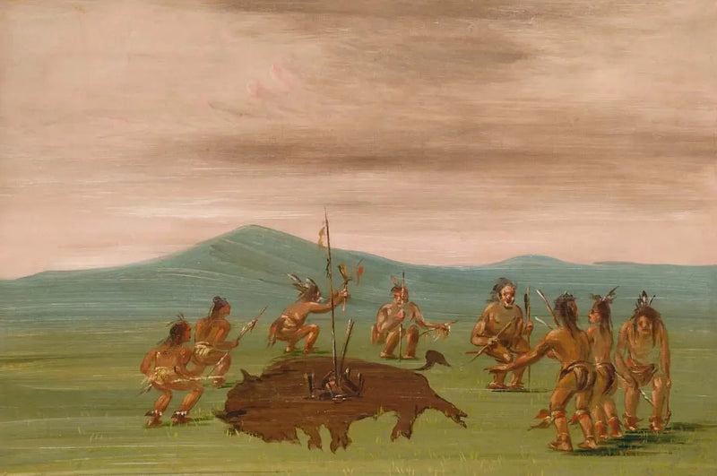 Siouxin lääketieteellinen buffa - George Catlin