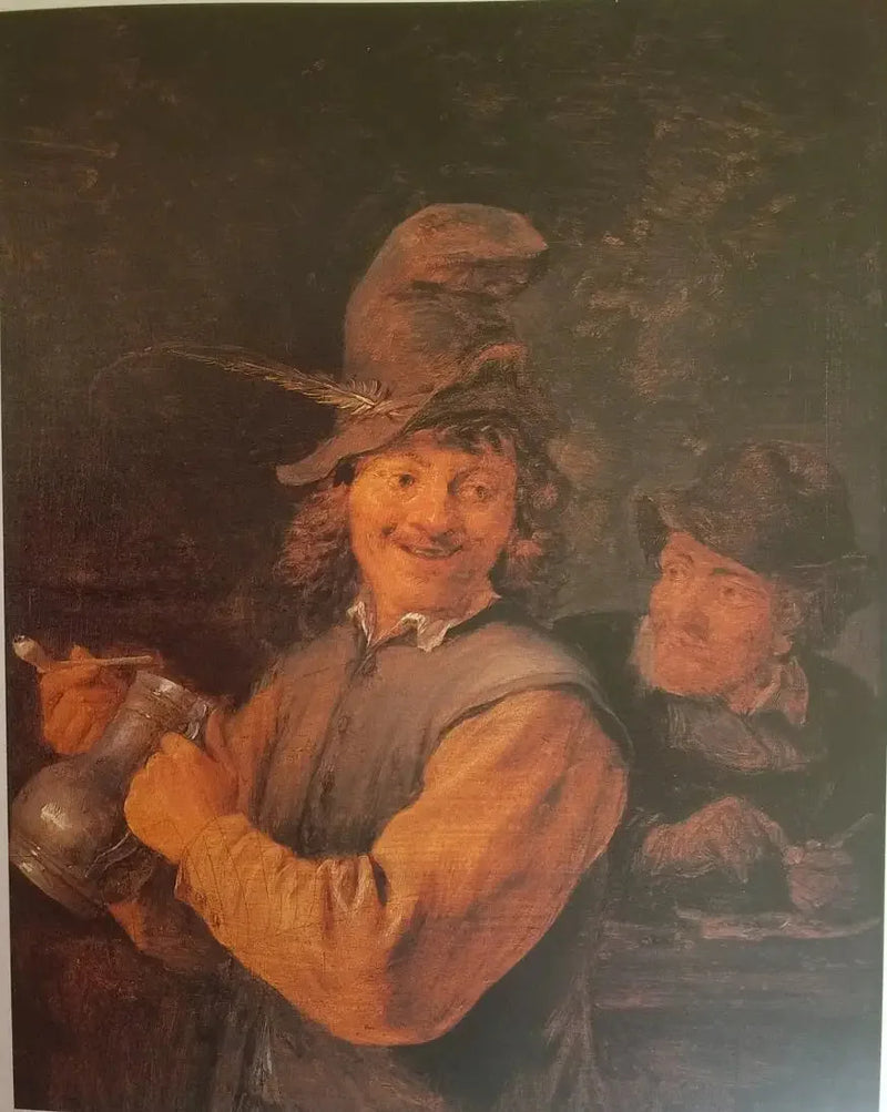 Juoppo ja tupakoiva - David Teniers nuorempi