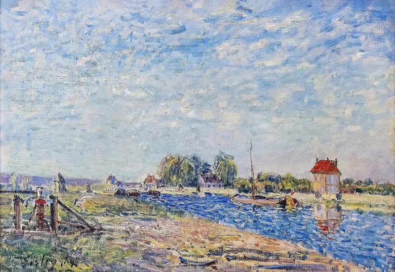 Loing-kanava - Alfred Sisley